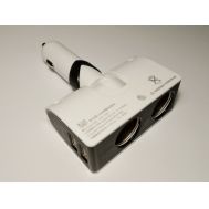 Двойник прикуривателя с 2 USB, фото 1