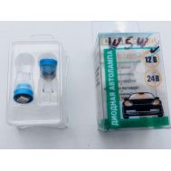  Лампа светодиодная W5W W2 1*9,5D 12V Синий (CL), фото 1