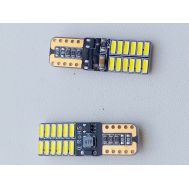  Лампа светодиодная W5W W2,1*9,5D 24SMD (40/14)+обманка, фото 1