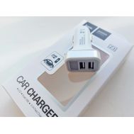  Зарядное устройство автомобильное 2USB 3,1А+вольтметр (Hoco), фото 1