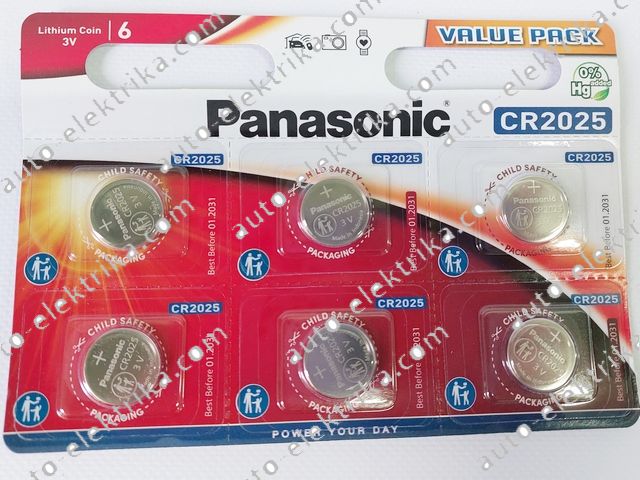 Батарейка cr2025 (panasonic) CR2025 купить в Днепре, Киеве - 117.25UAH ...